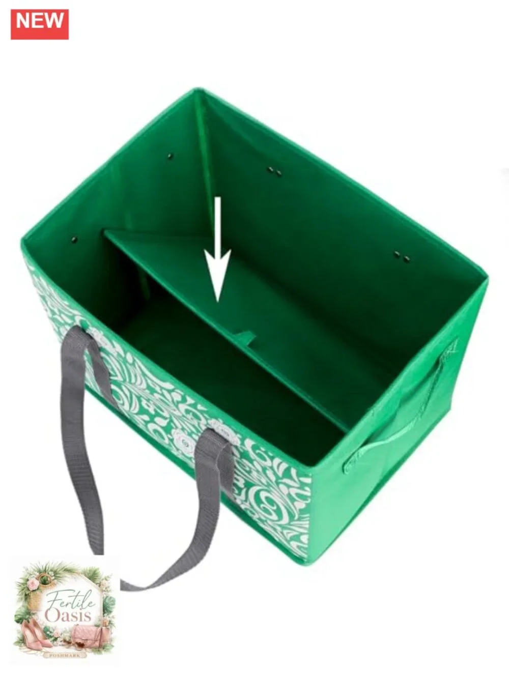 Reusable Grocery Bags Tote Storage Box Collapsible Heavy Duty 50lbs Foldable